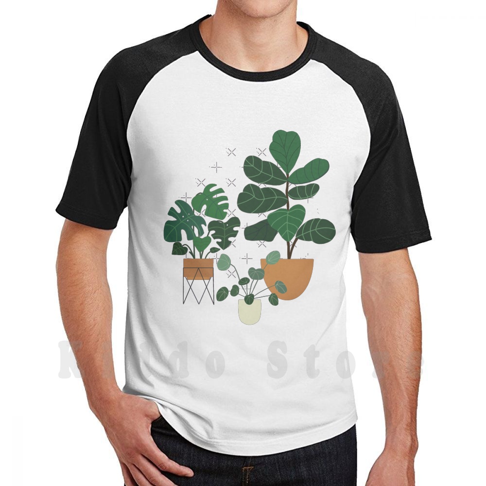 Fiddle Leaf Fig - T-shirt en coton pour homme, impression