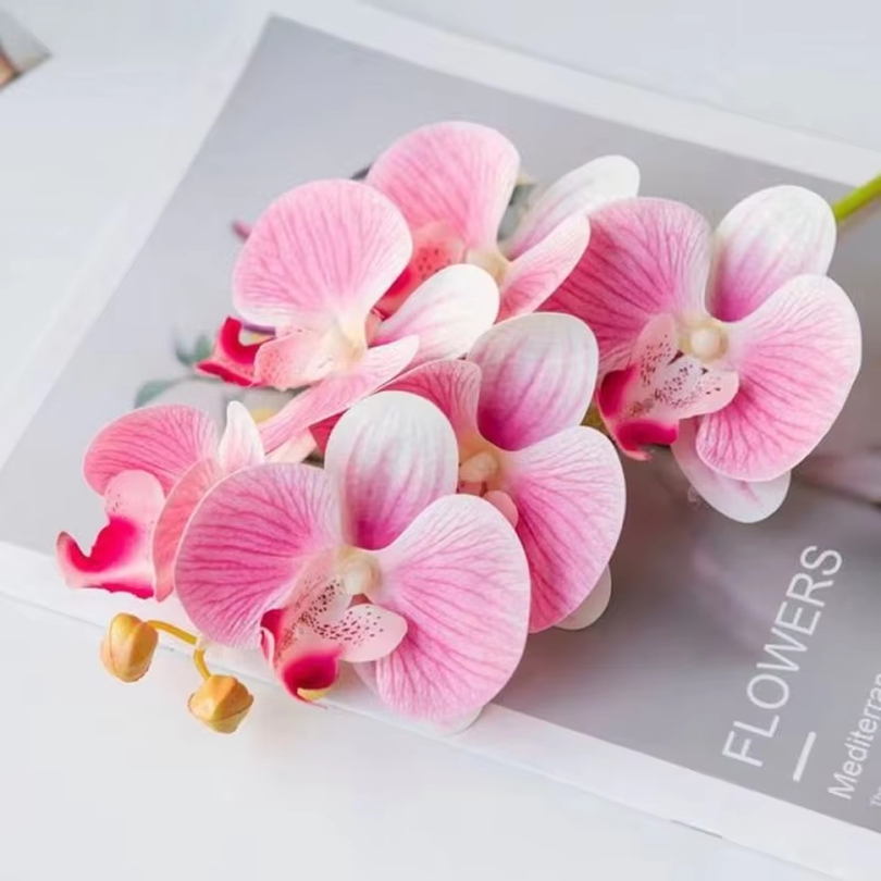 Fleurs artificielles 3D en pla - Orchid Phalaenopsis avis et prix