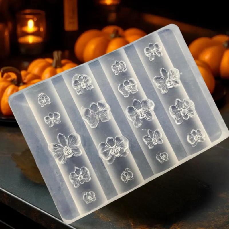 Moule à ongles en silicone 3D, - Orchid Phalaenopsis avis et prix